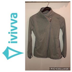 Ivivva Gray Button up Soft Sweater Size 14